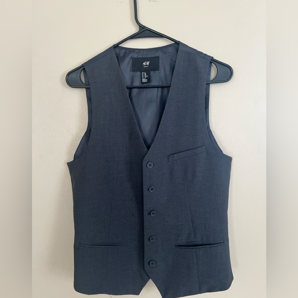 H&M Charcoal Men's Suit Vest